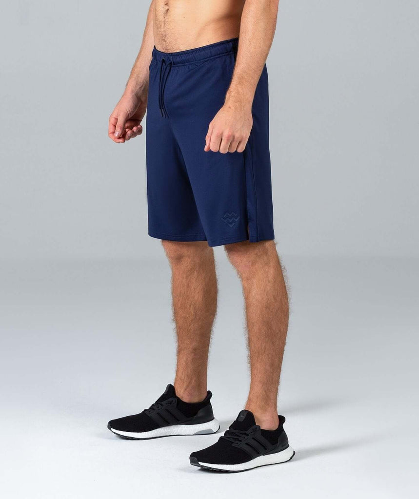 10 Inch Sports Shorts (Navy) - Machine Fitness