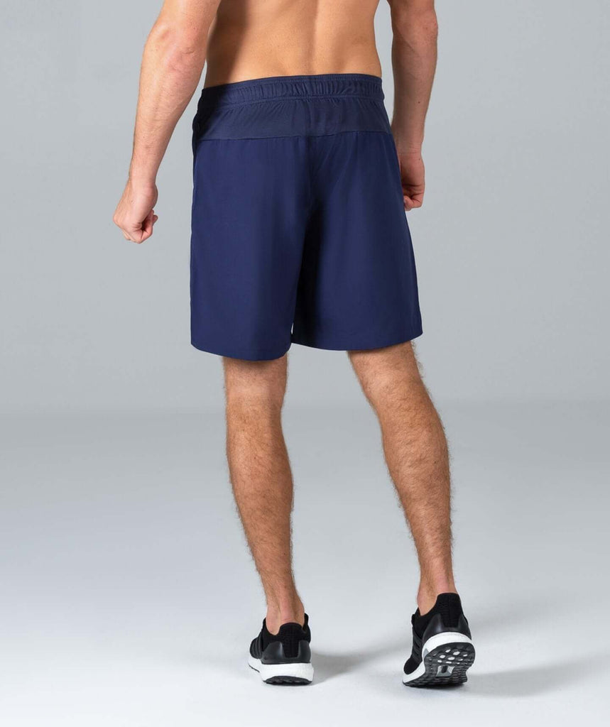 8 Inch Sports Shorts (Navy) - Machine Fitness