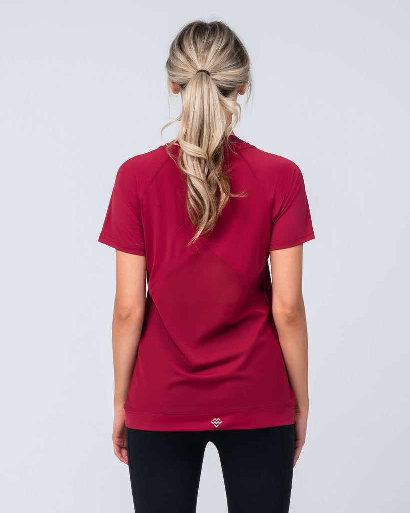 Boyfriend T-Shirt (Burgundy) - Machine Fitness