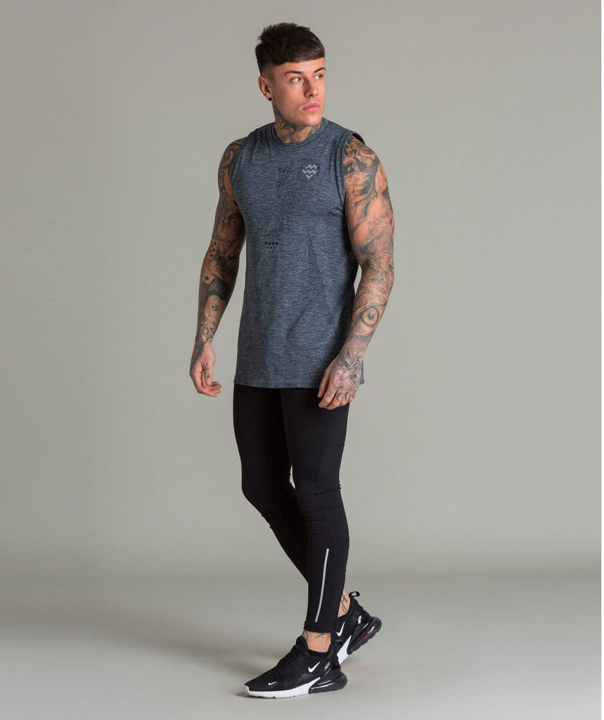 Exo-Knit Tank (Charcoal/Black) - Machine Fitness