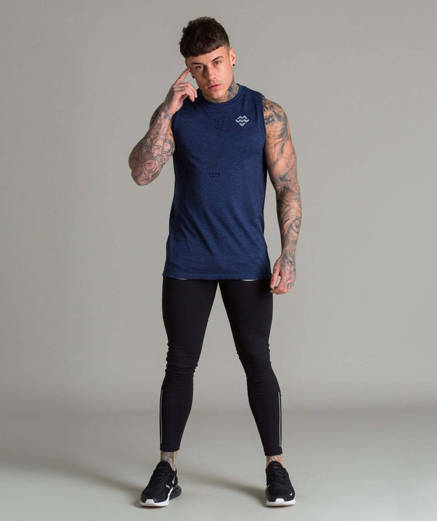 Exo-Knit Tank (Navy) - Machine Fitness