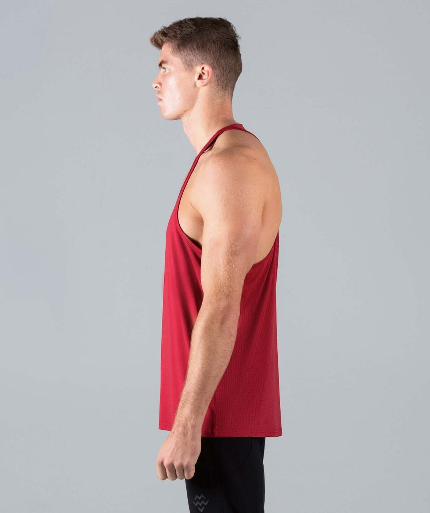 HyperFit V3  Stringer Vest (Burgundy) - Machine Fitness