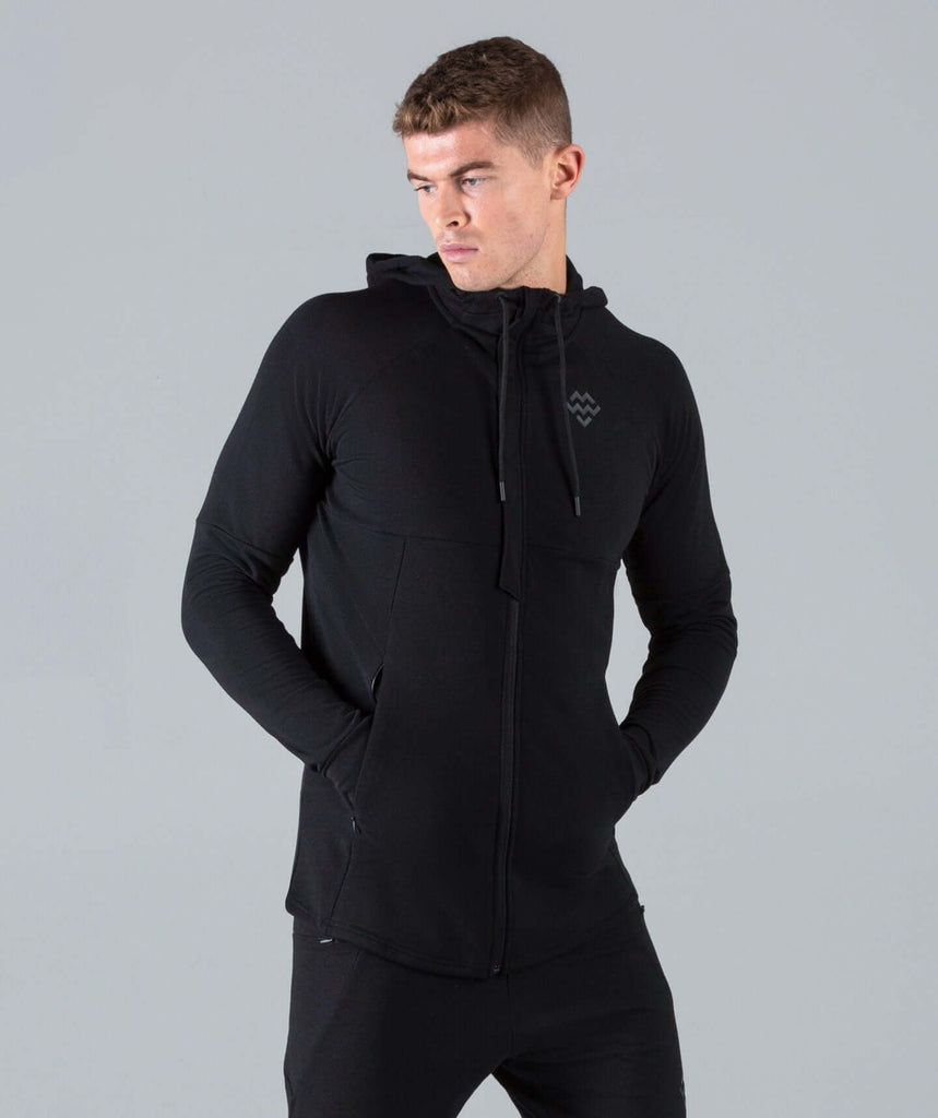 Intensity+ Zip Hoodie (Black) - Machine Fitness