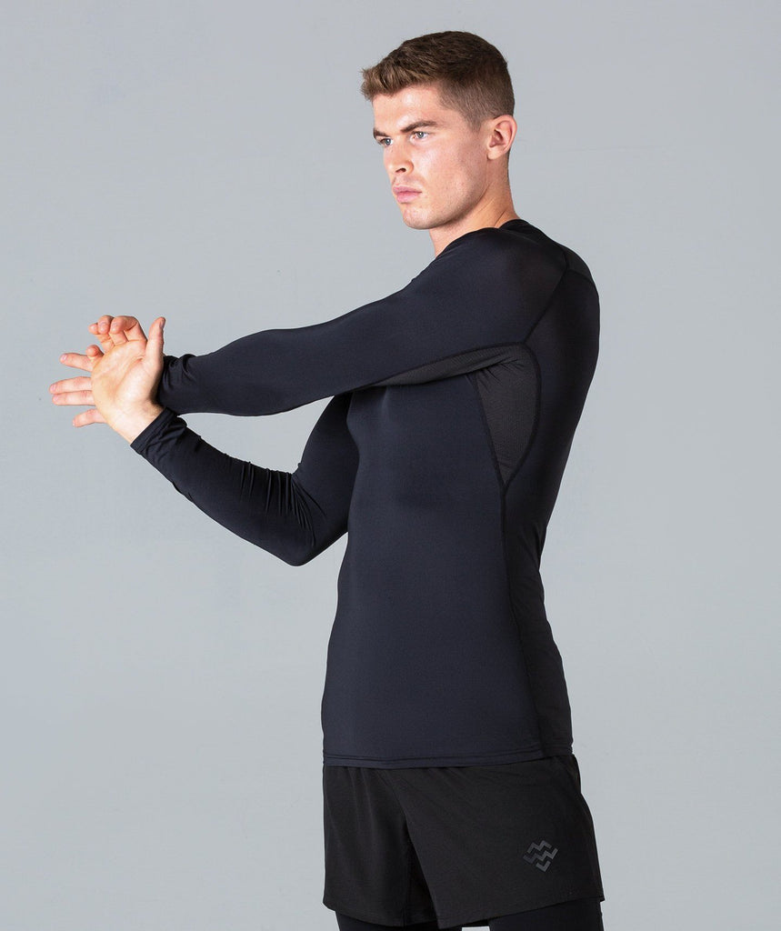 Rush Base Layer Long Sleeve (Black) - Machine Fitness