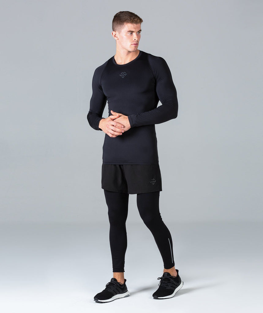 Rush Base Layer Long Sleeve (Black) - Machine Fitness