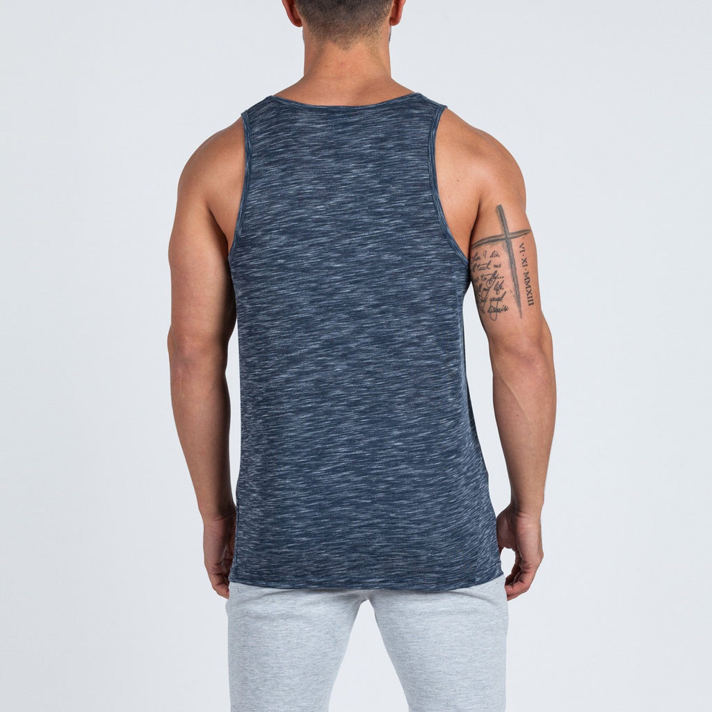 V2 Futura Small Logo Branded Tank (Slate Slub) - Machine Fitness